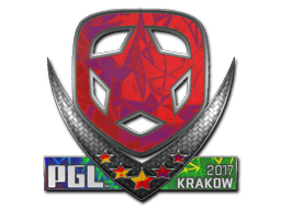 Naklejka | Gambit (holograficzna) | Kraków 2017