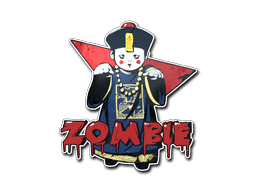 Naklejka | Skok zombi