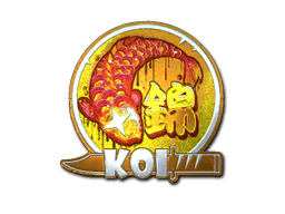 Naklejka | Wyszukany koi (foliowana)