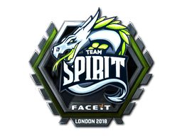 Naklejka | Team Spirit (foliowana) | Londyn 2018
