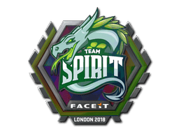 Naklejka | Team Spirit (holograficzna) | Londyn 2018