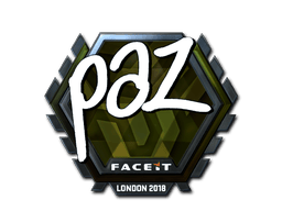 Naklejka | paz (foliowana) | Londyn 2018