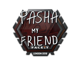 Naklejka | pashaBiceps | Londyn 2018