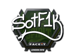 Naklejka | S0tF1k | Londyn 2018