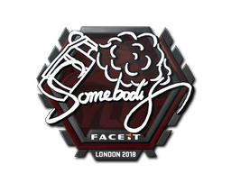 Naklejka | somebody | Londyn 2018