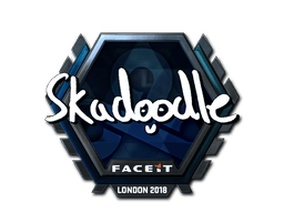 Naklejka | Skadoodle (foliowana) | Londyn 2018