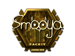 Naklejka | smooya (złota) | Londyn 2018