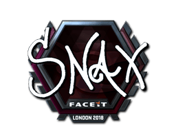 Naklejka | Snax (foliowana) | Londyn 2018