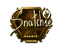 Naklejka | snatchie (złota) | Londyn 2018