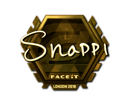 Naklejka | Snappi (złota) | Londyn 2018