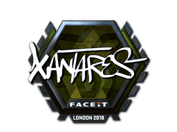 Naklejka | XANTARES (foliowana) | Londyn 2018