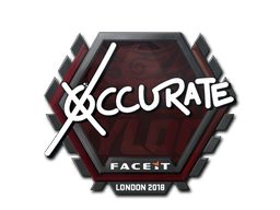 Naklejka | xccurate | Londyn 2018