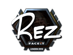 Naklejka | REZ (foliowana) | Londyn 2018