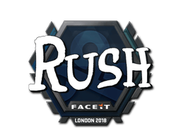 Naklejka | RUSH | Londyn 2018