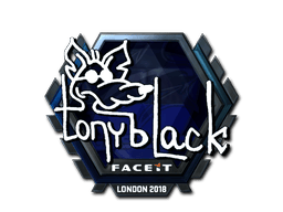Naklejka | tonyblack (foliowana) | Londyn 2018