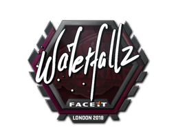 Naklejka | waterfaLLZ | Londyn 2018