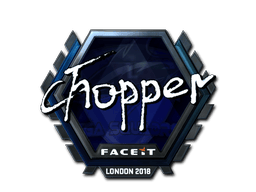 Naklejka | chopper (foliowana) | Londyn 2018