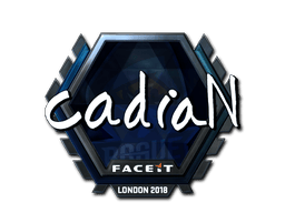 Naklejka | cadiaN (foliowana) | Londyn 2018