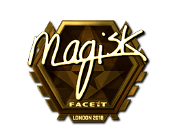 Naklejka | Magisk (złota) | Londyn 2018