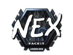 Naklejka | nex (foliowana) | Londyn 2018