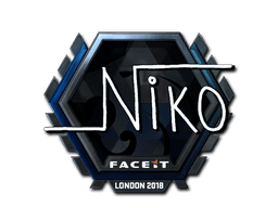 Naklejka | niko (foliowana) | Londyn 2018