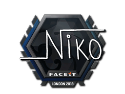 Naklejka | niko | Londyn 2018