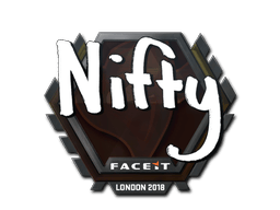 Naklejka | Nifty | Londyn 2018