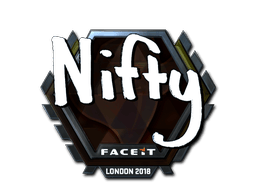 Naklejka | Nifty (foliowana) | Londyn 2018