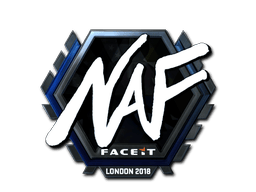 Naklejka | NAF (foliowana) | Londyn 2018