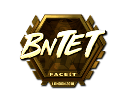 Naklejka | BnTeT (złota) | Londyn 2018