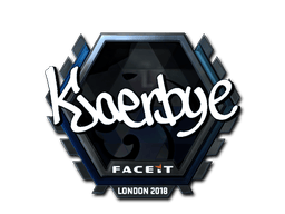 Naklejka | Kjaerbye (foliowana) | Londyn 2018