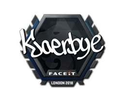 Naklejka | Kjaerbye | Londyn 2018