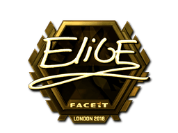 Naklejka | EliGE (złota) | Londyn 2018