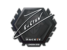 Naklejka | Ex6TenZ | Londyn 2018