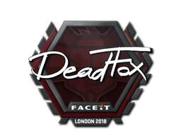 Naklejka | DeadFox | Londyn 2018