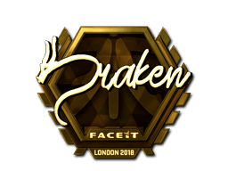 Naklejka | draken (złota) | Londyn 2018