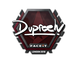 Naklejka | dupreeh | Londyn 2018