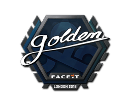 Naklejka | Golden | Londyn 2018