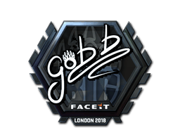 Naklejka | gob b (foliowana) | Londyn 2018
