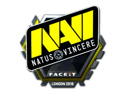 Naklejka | Natus Vincere (foliowana) | Londyn 2018