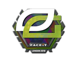Naklejka | OpTic Gaming (holograficzna) | Londyn 2018