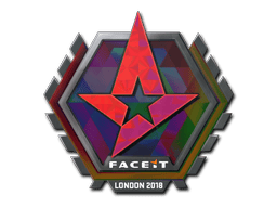 Naklejka | Astralis (holograficzna) | Londyn 2018