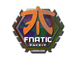 Naklejka | Fnatic (holograficzna) | Londyn 2018