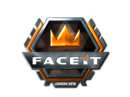 Naklejka | FACEIT (foliowana) | Londyn 2018