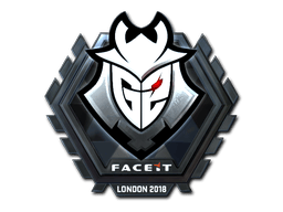 Naklejka | G2 Esports (foliowana) | Londyn 2018