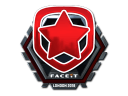 Naklejka | Gambit Esports (foliowana) | Londyn 2018
