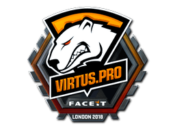 Naklejka | Virtus.Pro (foliowana) | Londyn 2018