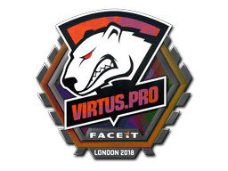 Naklejka | Virtus.Pro (holograficzna) | Londyn 2018
