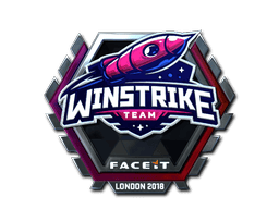 Naklejka | Winstrike Team (foliowana) | Londyn 2018