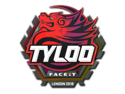 Naklejka | Tyloo (holograficzna) | Londyn 2018